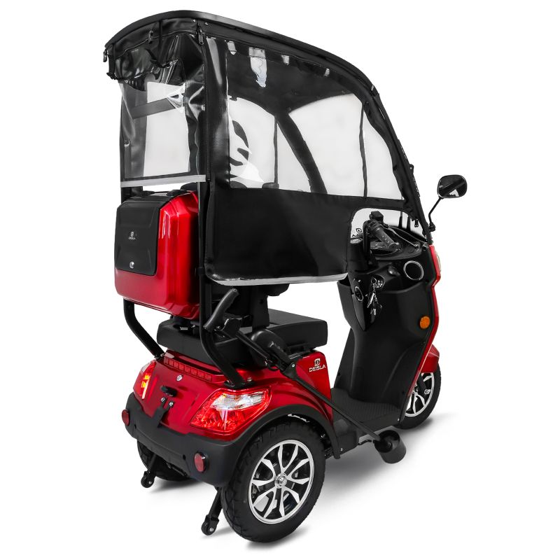 Rolektro Deisla DS3-25 Rot Lithium mit Dach und Wetterschutz 25 km/h Modell 2026  incl. Servicepaket + Probefahrt