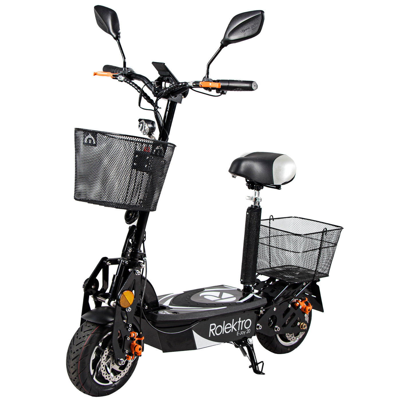 Rolektro E-Joy 20 Schwarz 20 km/h Modell 2025 + kostenlos passende Abdeckplane